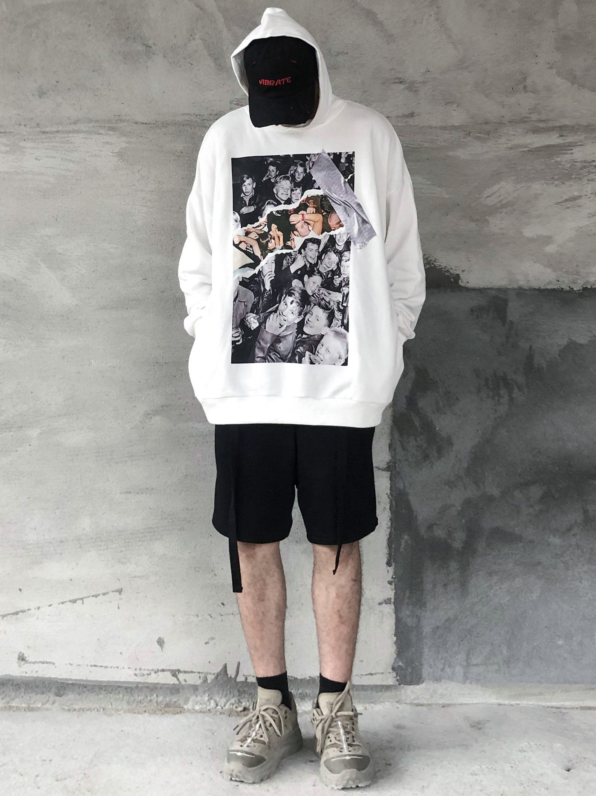 Retro Hip-Hop Hooded Sweater