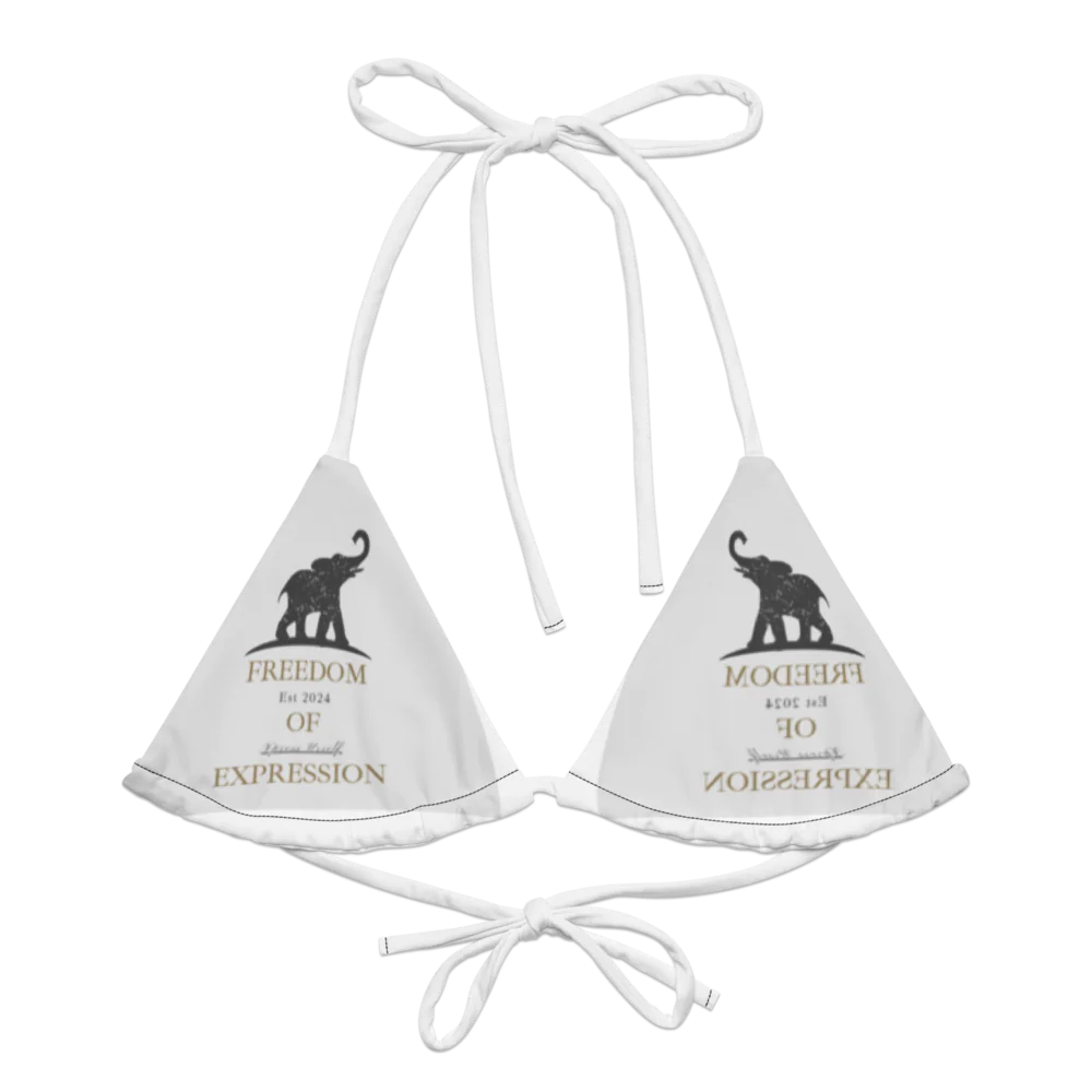 Freedom Of Expression String Bikini Top